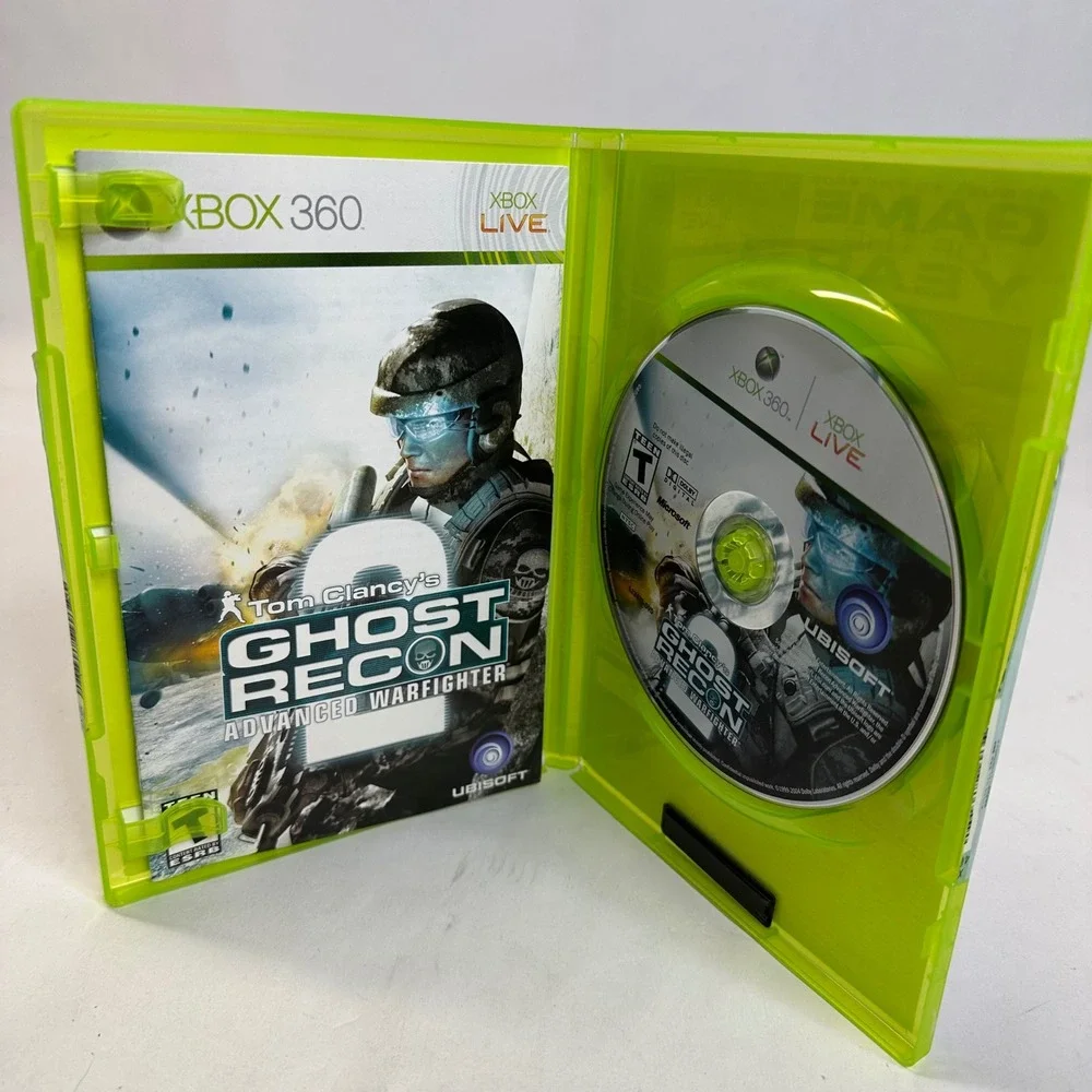 Tom‎ Clancys Ghost Recon Advanced Warfighter 2 Xbox 360 Complete CIB Tested
